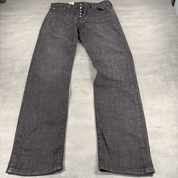 Levis 501 XX Jeans 36x34 Shrink To‎ Fit Rigid Dark Blue Indigo Denim Button Fly